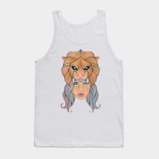 Lion headress Tank Top